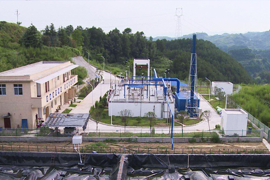 Waste landfill/kitchen waste power supply solution